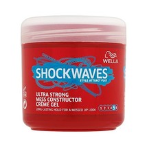 Wella Shockwaves Ultra Strong Mess Constructor Creme Gel, 150 ml- Pack o... - $69.85 CAD