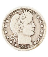 1914-S 25C $.25 BARBER QUARTER, VERY GOOD CONDITION, BEAUTIFUL COIN! - £178.61 GBP