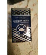 Browne &amp; Ashley Gourmet Georgia Peach ***Empty Tin*** Tea Bag Holder - €3,39 EUR