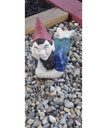 Vintg Garden Gnome Lying Down GARDEN DWARF FIGURE possible 60s Atlantic ... - $67.90 CAD