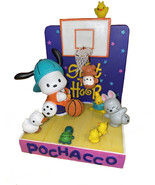 Pochacco PO89421 Puppy Basketball Blast Bookend Figurine Sanrio 4.25&quot; H - $37.62