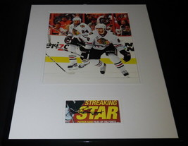 Patrick Kane Signed Framed 16x20 Photo Display JSA Blackhawks - $247.49