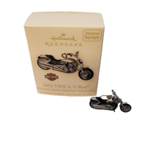 VTG 2008 Hallmark Keepsake-Harley Davidson 2002 VRSCA V-Rod 10th Mini- in box - £7.78 GBP