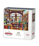 Book Shop Store Jigsaw 500 Piece Puzzle 16 x 20&quot; Dowdle Boardwalk - $471.03 MXN