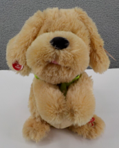 CUDDLE BARN PUPPY ANIMATED SINGING IF YOU&#39;RE HAPPY AND YOU KNOW IT 11&quot; P... - $21.99