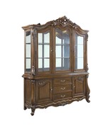 Latisha Buffet &amp; Hutch, Antique Oak Finish - $81,530.26 MXN