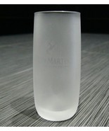 REMI MARTIN Champagne Cognac Frosted Tall Shot Glass Etched Bar Ware 3.5&quot; - £11.74 GBP