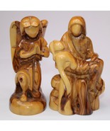 Pieta Sculptures Made Of Quality Olive Wood In The Holy Land  Angel Mary... - $53.72