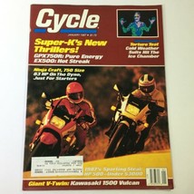 VTG Cycle Magazine January 1987 - Super-K GPX750R / EX500 / Ninja Craft 750 - £11.32 GBP