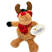Hallmark 2005 Wishpets Christmas Plush Reindeer Cupcake stuffed Animal w... - $11.66
