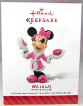 Spa La La Minnie Mouse 2014 Hallmark Christmas Holiday Ornament NIB Mani... - $12.59