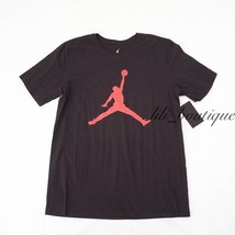 NWT New Nike AA1905-010 Men&#39;s Jordan Metallic Jumpman Shirt Cotton Black Size M - £19.38 GBP