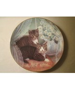 TIGER TABBY CAT collector plate ROMEO &amp; JULIET Susan Leigh TABBY KITTENS - £23.59 GBP