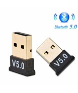 Real Bluetooth 5.0 USB Adapter Wireless Dongle For Desktop Laptop Window... - $18.33 MXN