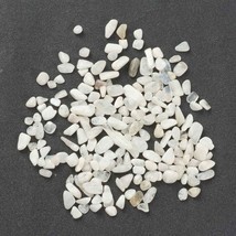 Natural Rainbow Moonstone Beads Undrilled Chip  1 POUND APPROX  500g M88 - £14.19 GBP