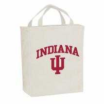 B03 - Michigan Wolverines Arch Logo Canvas Reusable Grocery Tote Bag - Natural - £18.87 GBP