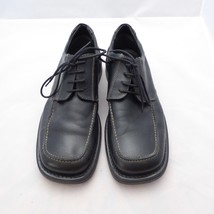 VENTURINI Venice Lace Black Leather Oxford Lace Up MENS 8.5M Shoes EUC - £23.63 GBP