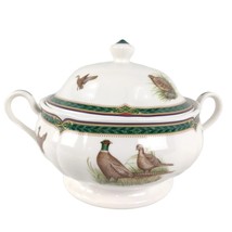 Vintage Noritake MARSHLANDS Covered Serving Vegetable Bowl Pheasants Hom... - £42.38 GBP