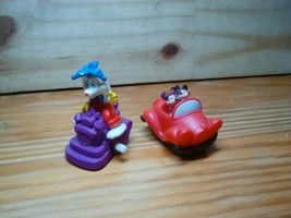 Vintage Disney Mickey Minnie Mouse 90 Wind Up Car Toy Burger King &amp; Roge... - $9.08