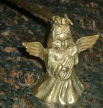 Vintage Solid Brass Bronze Candle Snuffer Angel - £4.79 GBP