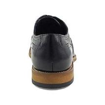Stacy Adams Men's Dunbar Antiqued Leather Black Wingtip Oxford 25064-001 image 5