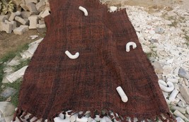 Hand Woven Moroccan Rug | Flat-weave Rug | Jute Rug | Hemp Rug | Handmade Rug |  - £379.98 GBP