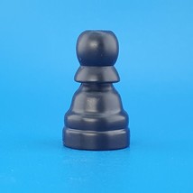 No Stress Chess Black Pawn Staunton Replacement Game Piece 2010 Hollow Plastic - $2.51