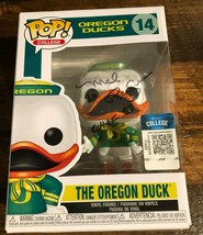 Mel Renfro Signed &quot;The Oregon Duck&quot; Funko POP #14 Figure W/ Inscription ... - £118.66 GBP