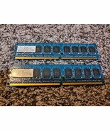 Quantity of Two 1G NANYA NT1G72U8PAiBY-3C PC2-5300E-555-12-G1 RAM Sticks - $21.88 CAD