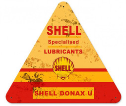 Shell Specialized Lubricant Rustic ( laser cut ) 15&quot; by 16&quot; - $24.95
