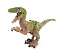 Lego ® Jurassic World Dinosaur Velociraptor Raptor06 Olive Green Back 75917 - £20.11 GBP