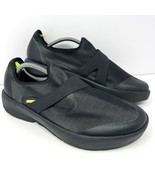 Oofos Men’s Oomg Fibre Low Shoe Sz 12 Black Mesh Slip On Recovery Sneake... - €42,39 EUR
