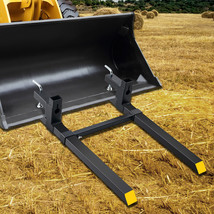 VEVOR 43&quot; 2000lbs Pallet Fork Clamp On Tractor Forks Adjustable Bucket F... - £139.25 GBP