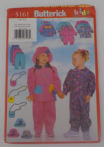 BUTTERICK PATTERN #5161 TODDLERS GIRLS DRESS TOP JUMPSUIT SZ 1-3 UNCUT P... - £6.12 GBP