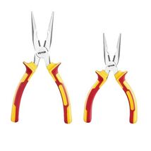 2-Piece Needle Nose Pliers, 8 in Long Needle Nose Plier and 6 in Small N... - $18.29