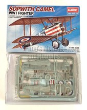 Sopwith Camel WWI British Biplane Fighter 1/72 Scale Plastic Model Kit -... - £11.65 GBP