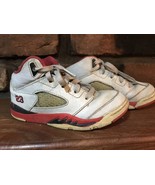 Vintage Baby Nike Air Michael Jordan Retro Basketball shoes size 9C 9 Bulls - $15.39