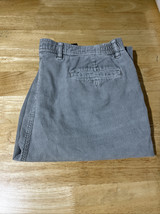 Eddie Bauer Corduroy Pants Mens 42x37.5 Gray Straight Leg Casaul Inseam2... - $283.97 MXN