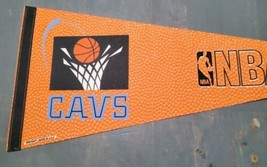 Vintage 1990s Cleveland Cavs Cavaliers NBA Wincraft 30 X 12 Pennant Text... - $32.48
