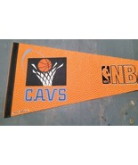 Vintage 1990s Cleveland Cavs Cavaliers NBA Wincraft 30 X 12 Pennant Text... - £26.02 GBP