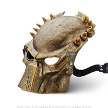 Predator Alien Mask Hunter Warrior Scifi Action Movie Comic Cosplay Bronze - £20.89 GBP
