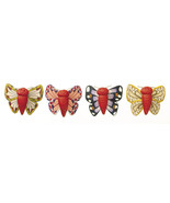 Fimo Clay Animals Butterflies Assorted Color 1 Inch - £13.59 GBP
