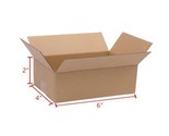 100 6X4X2 Cardboard Paper Boxes Mailing Packing Box Corrugated Carton - $54.99
