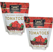 2 Packs  Traina Foods Sun Dried Tomatoes 15 OZ Each - $32.90