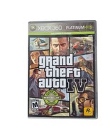 Grand Theft Auto IV (Xbox 360, 2009) Game And Case - $20.10