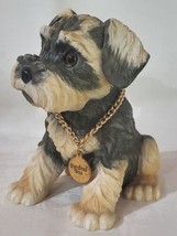 Vintage Schnauzer Purebred Pets Enesco Dog Figurine Figure 1984 - £26.37 GBP