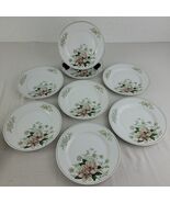 Grace Rochelle Plate Lot 8 Luncheon Salad 7 3/4" Japan Floral Magnolia C... - $48.95