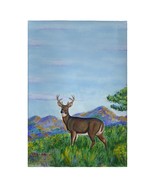 Betsy Drake Deer in Mountains Guest Towel - £27.24 GBP