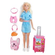 2018 Barbie Travel Themed Doll With Pink Suitcase Backpack Neck Pillow F... - €8,58 EUR 2018 Barbie Travel Themed Doll With Pink Suitcase Backpack Neck Pillow F... - €8,58 EUR
