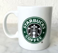 Starbucks Classic Mermaid Logo White Mug - 2005 Starbucks Coffee Cup 9 fl oz - £11.16 GBP